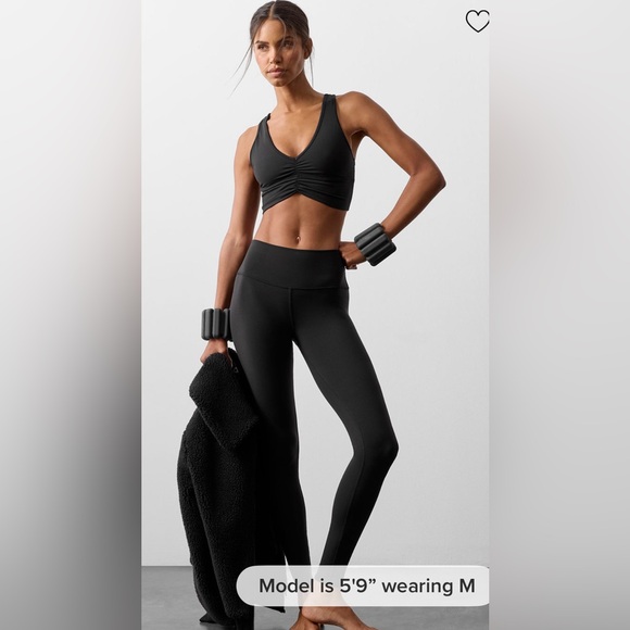 ALO Yoga NWOT Airbrush High Waist Women's Black Leggings Size S - Picture 2 of 8